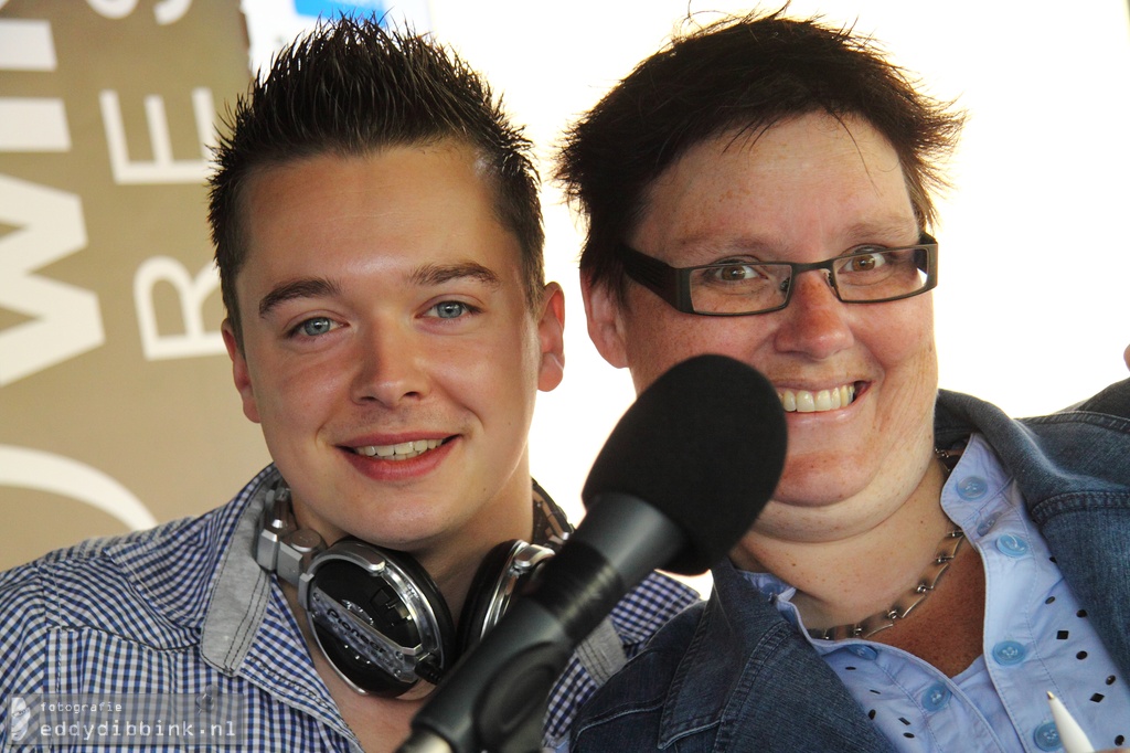 2011-08-07 DeventerRTV - live op de Boekenmarkt, Deventer 003